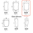 Extra Large Occlusal Dental Photo Mirror Glass Osung -DME6G - Osung USA