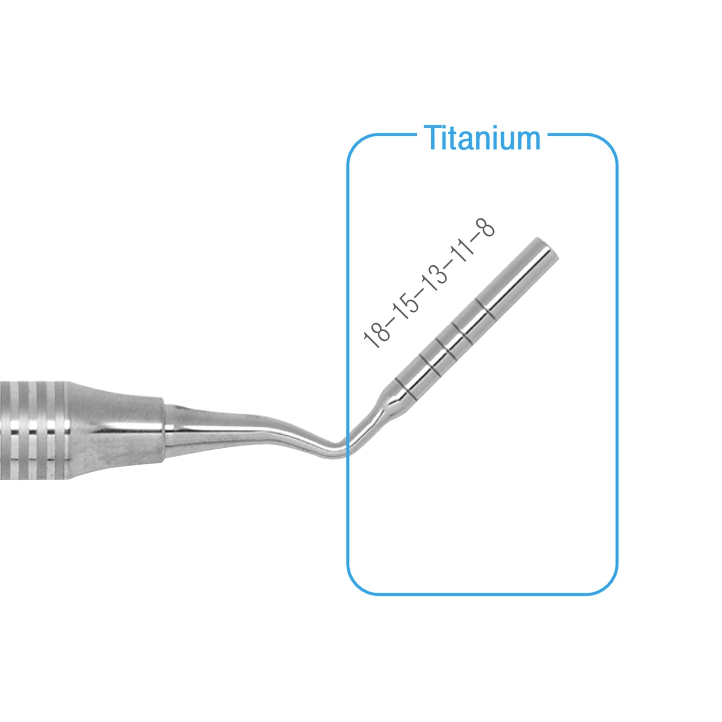 Osung Titanium Dental Bone Graft Packer 2.5/3.0mm -GP2530 - Osung USA