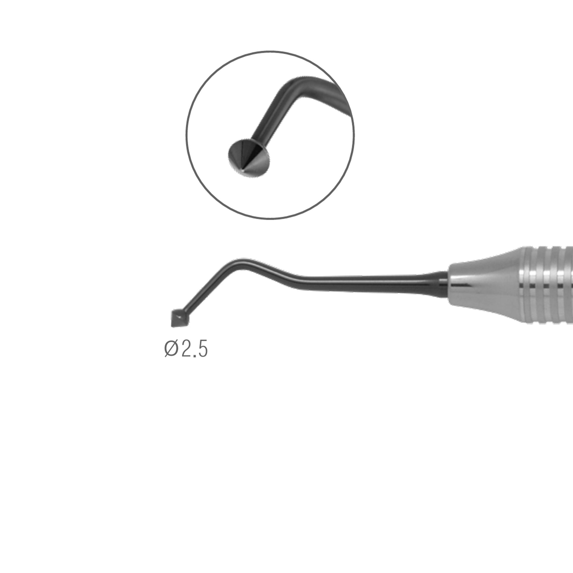 Osung #6 Titanium coated occlusal shaping Composite Instrument -CSCOM6 - Osung USA