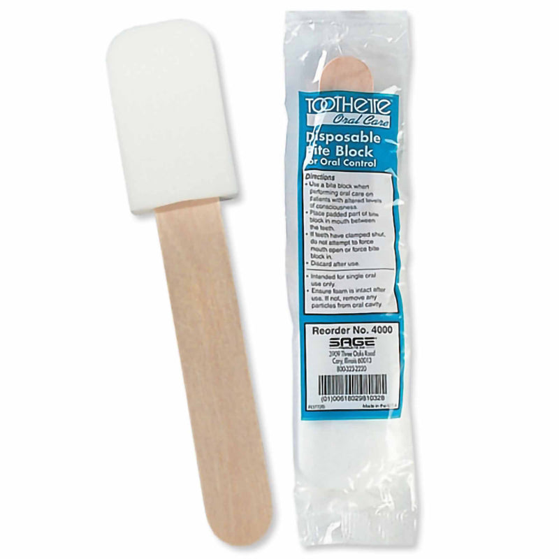 Toothette Bite Block / Tongue Depressor 1/EACH -4000 - BriteSources