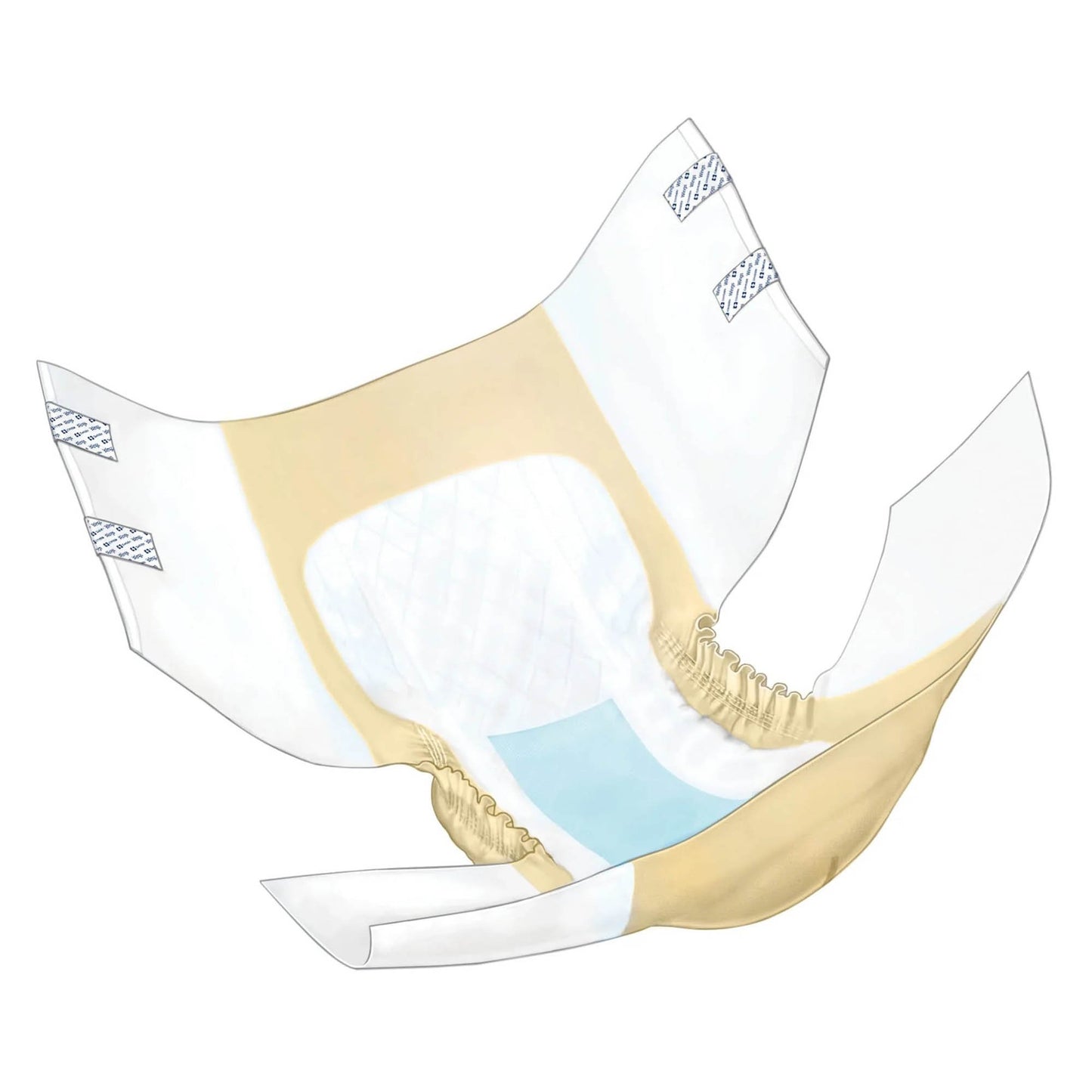 Wings™ Overnight Absorbency Incontinence Brief, Extra Large 1/BAG -67035