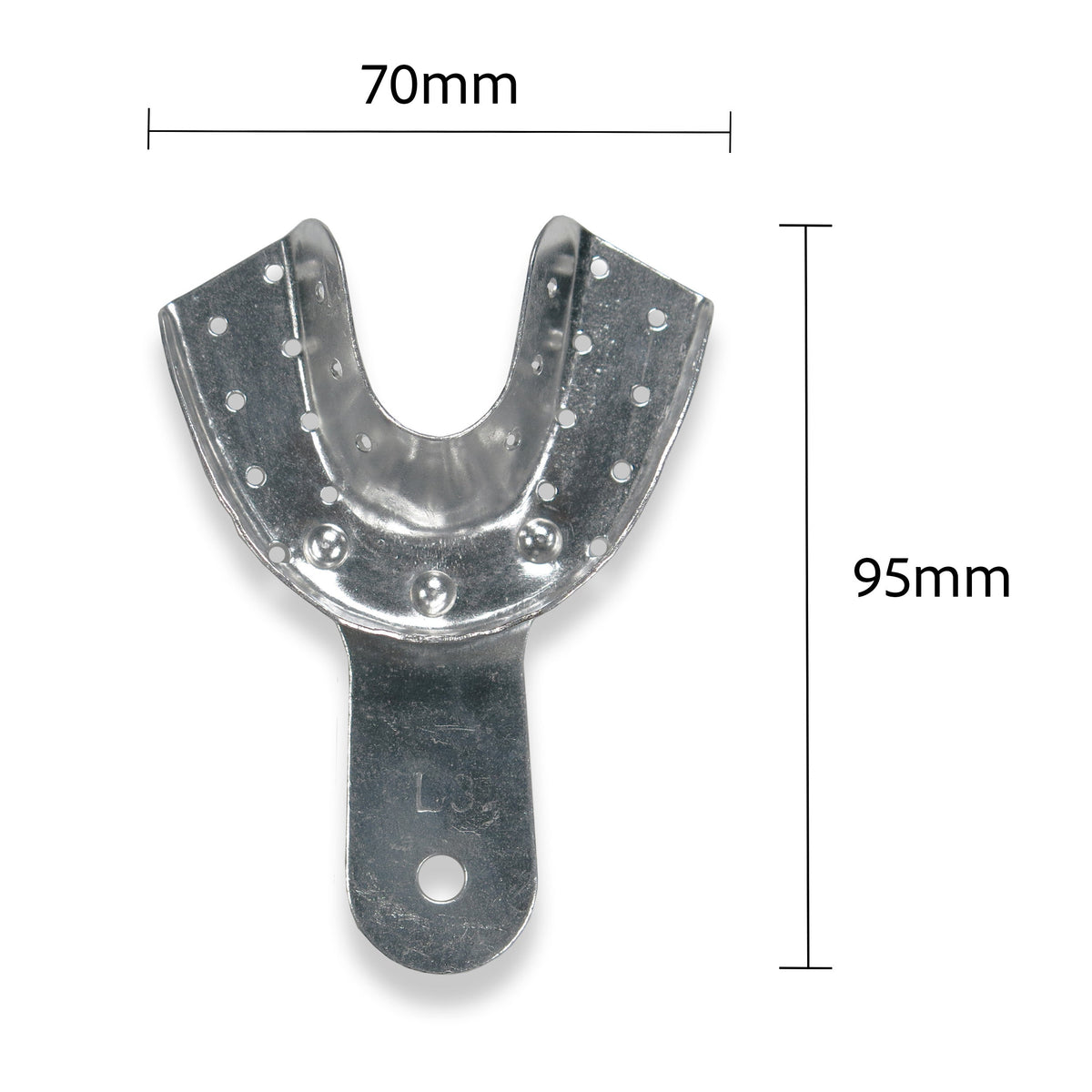 Dental Impression Tray Aluminum, Small, Lower ORAL32 -ALUM-SL - Osung USA