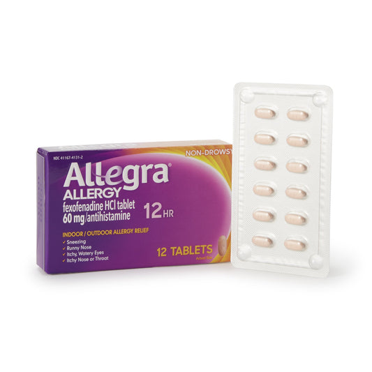 Allegra Fexofenadine HCl Allergy Relief 1/BOX -41167413102