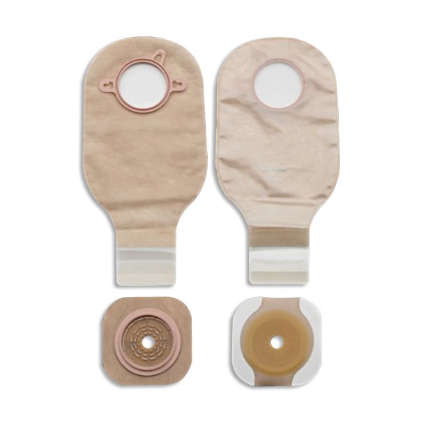 New Image™ Two-Piece Drainable Clear Ileostomy /Colostomy Kit, 12 Inch Length, 2¼ Inch Flange 5/BOX -19003