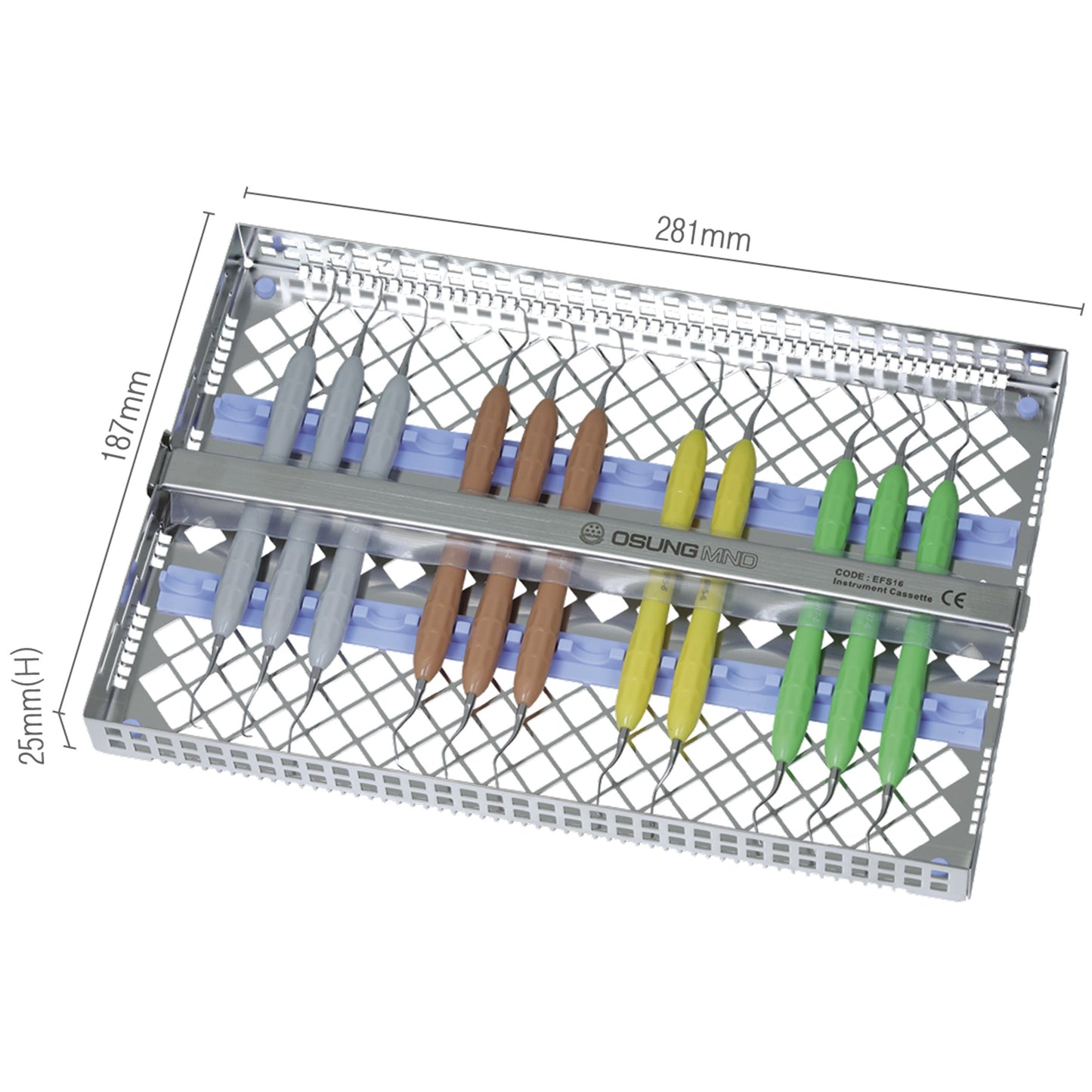 Dental Instrument Cassette, EFS16 - Osung USA