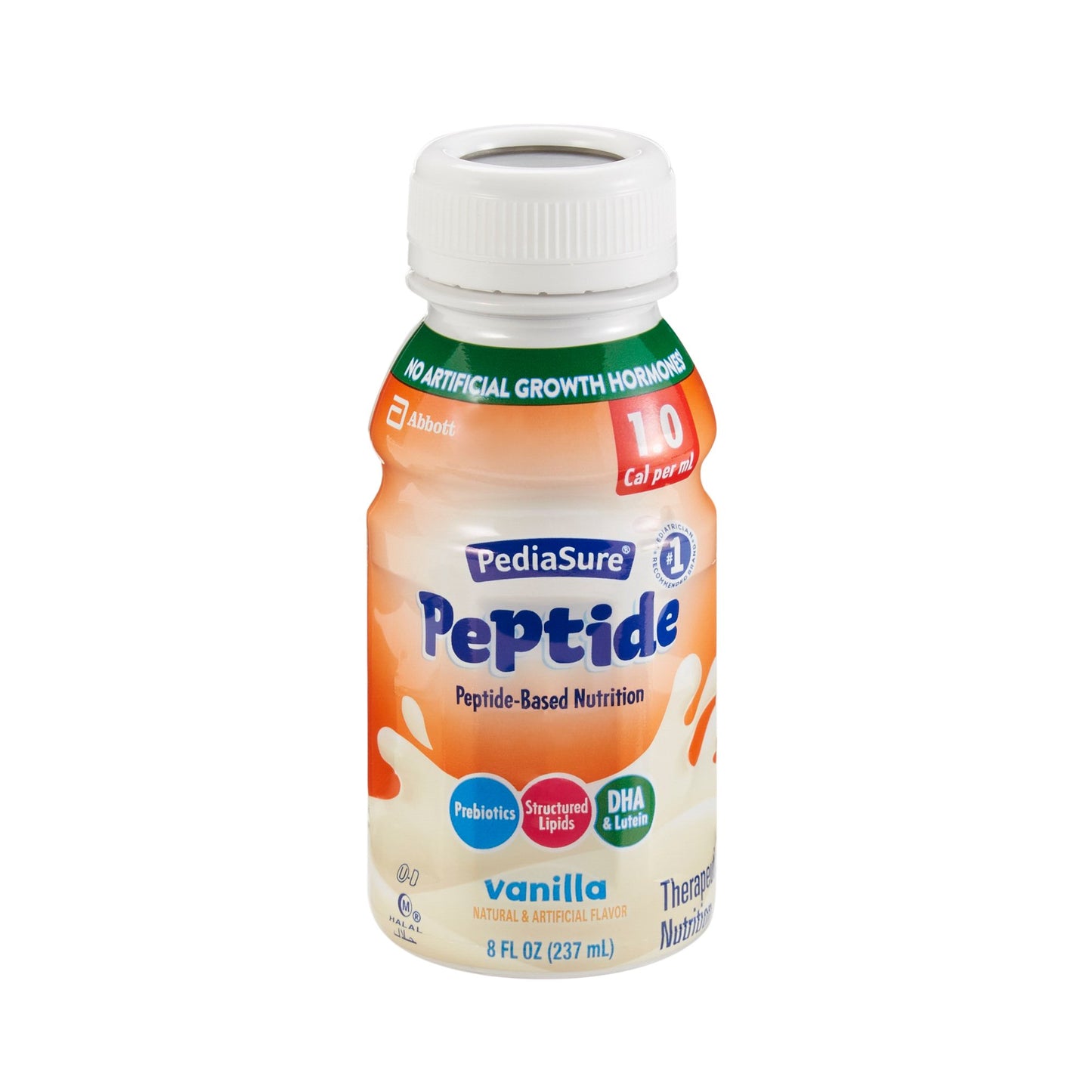 PediaSure Peptide 1.0 Cal Peptide-Based Nutrition, Vanilla, 8-ounce bottle