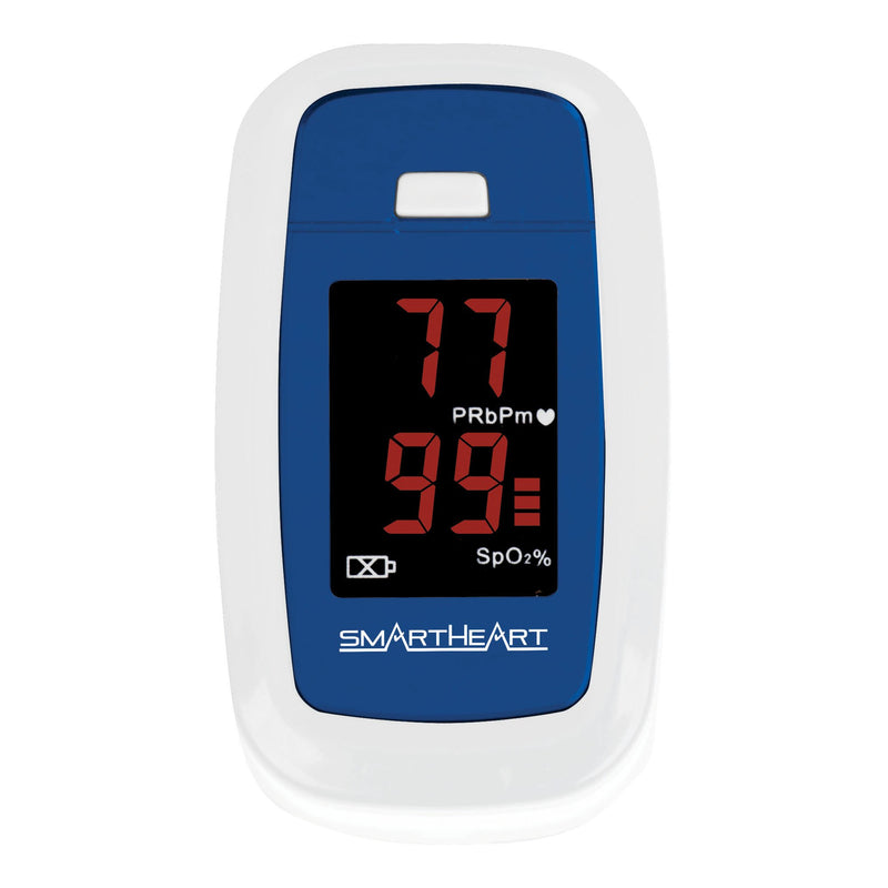 SmartHeart Fingertip Pulse Oximeter for Blood Oxygen Saturation, Economy