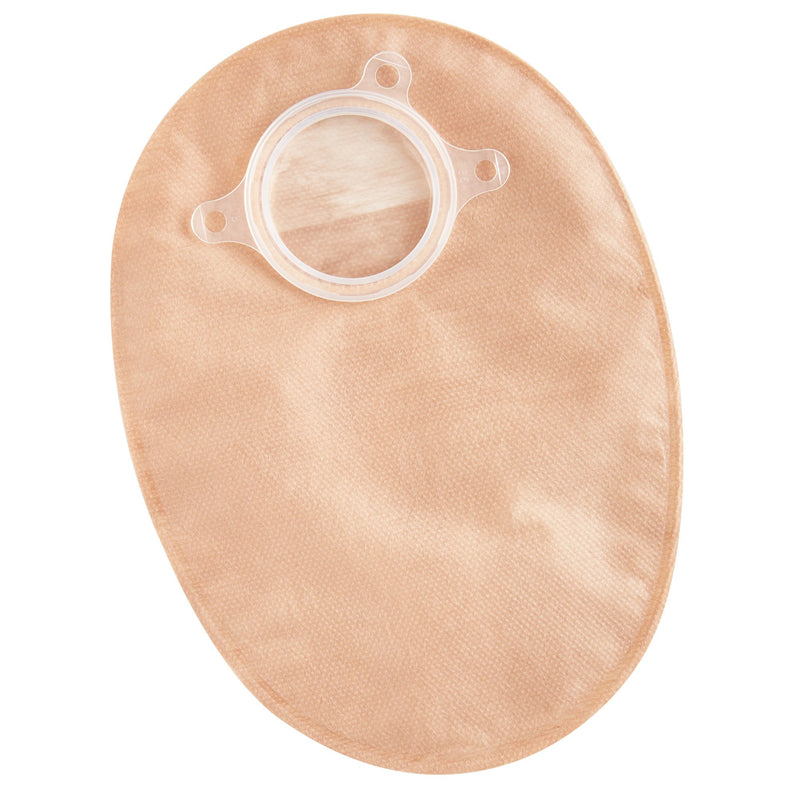 The Natura® + Two-Piece Closed End Beige Filtered Ostomy Pouch, 8 Inch Length, 2¼ Inch Flange