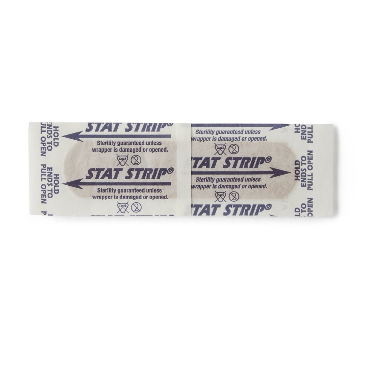 American White Cross Stat Strip Adhesive Strip, 3/4 x 3 Inch 100/BOX -15210