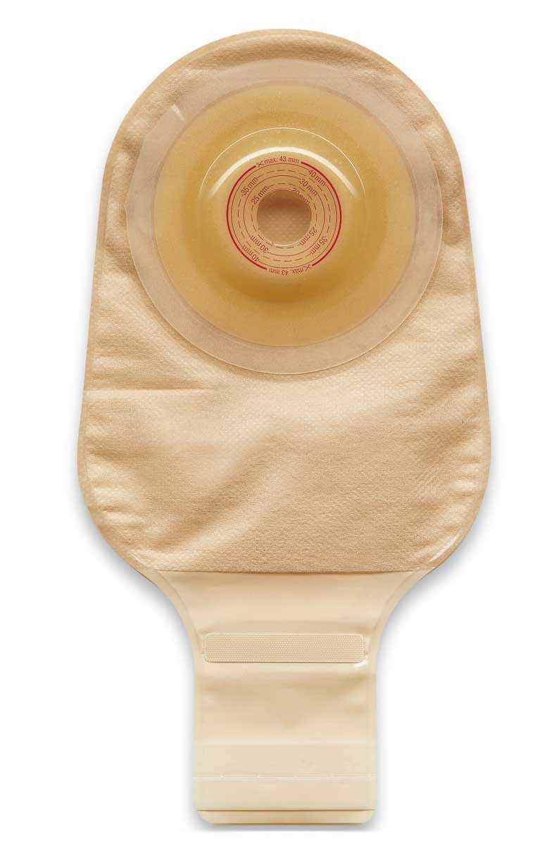 Esteem® + Flex One-Piece Drainable Opaque Ostomy Pouch, 13/16 to 1 Inch Stoma