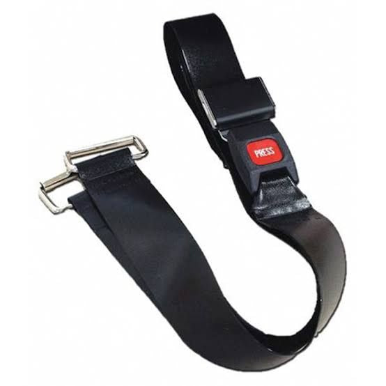 Strap Biothane 5' 2Pc Mtl Orn, 1/Ea