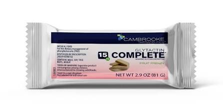 Bar, Supplement Complete Fruitfrenzy 12+ Pku (7/Cs), 1/Ea