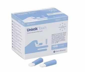 Lancet, Safety Unistick Touch16Gx2.0Mm (200/Bx), 200/Bx