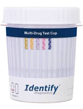Cup, Drug Screen Test W/Clicker 5Panel Coc/Mop/Amp (25/Bx), 25/Bx
