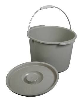 Rail/Pail, Commode Replcmnt, 1/Ea