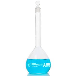Flask, Volumetric Globe Glassclass A 500Ml (6/Bx 2Bx/Cs), 6/Bx