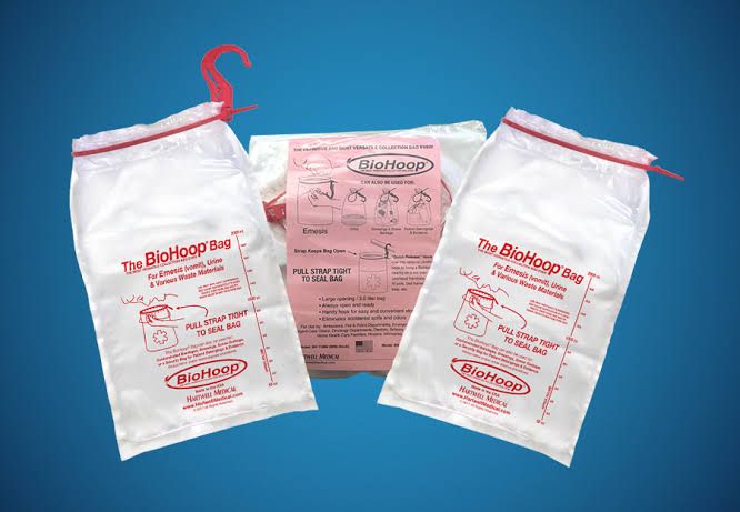 Bag, Collection Biohoop W/Hook8"X13" (40Dz/Cs), 12/Dz