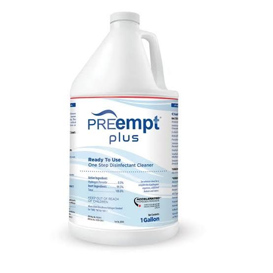 Cleaner, Disinf One-Step Readyto Use Preempt+ 1Gl (4/Cs), 4/Cs
