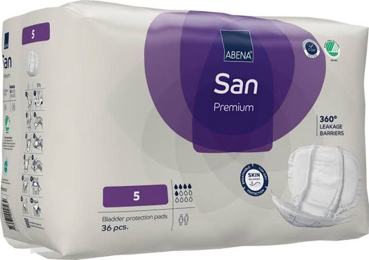 Liner, Incont Abena Sani Prem5 (36/Pk 4Pk/Cs), 144/Cs
