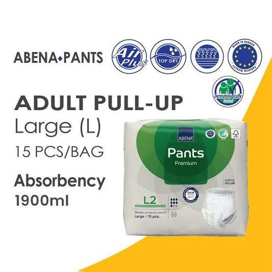 Underwear, Incont Abena Prot Prem L0 Lg (15/Pk 6Pk/Cs), 90/Cs