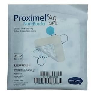 Proximel® Non-Border Foam Dressing, 6 X 6 Inch, 50/Cs