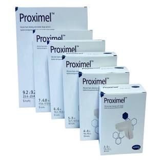 Dressing, Wnd Proximel Fm Basic W/Brdr 5"X5" (10/Bx 6Bx/Cs), 10/Bx