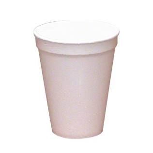 Wincup® White Foam Drinking Cup, 12-Ounce Capacity, 1000/Cs