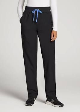 Pants, Scrub Cargo Flt Frnt Wmns Blk Lg, 1/Ea