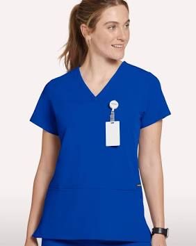 Top, Scrub V-Neck Wmn Rblu 2Xlg (Concorde) 2026, 1/Ea