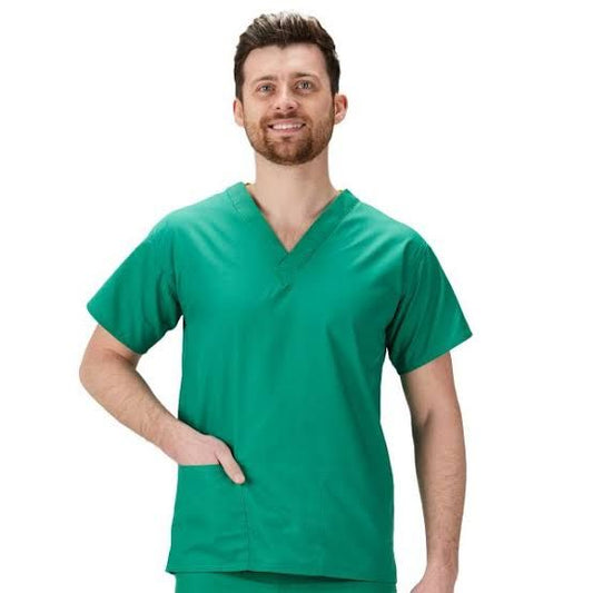 Scrub, Shirt Choice V-Neck Fl-Resist Grn Med (10/Bg 5Bg/Cs), 50/Cs