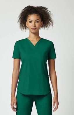 Scrub, Shirt Choice V-Neck Fl-Resist Grn 4Xlg (10/Bg 5Bg/Cs, 50/Cs