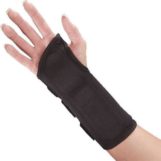 Wrist Splint, Cock-Up Foam D-Ring Blk Lt Med Deroyl, 1/Ea