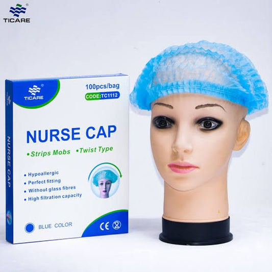 Cap, Bouffant Sms-Fluid Resis24" (75/Bx 10Bx/Cs), 75/Bx