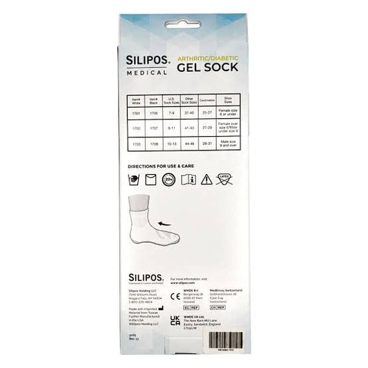 Silipos® Gel Sock™ Arthritic / Diabetic Gel Socks, 1/Pk