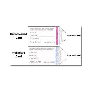 Aesculap® Sterilization Process Indicator Card For Aesculap Generation, 250/Bx