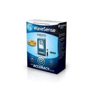 Wavesense® Presto® Blood Glucose Meter Kit, 1/Ea