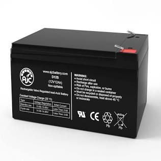 Battery, 12 Amp F/Cobalt/Spitfire Scooter, 1/Ea