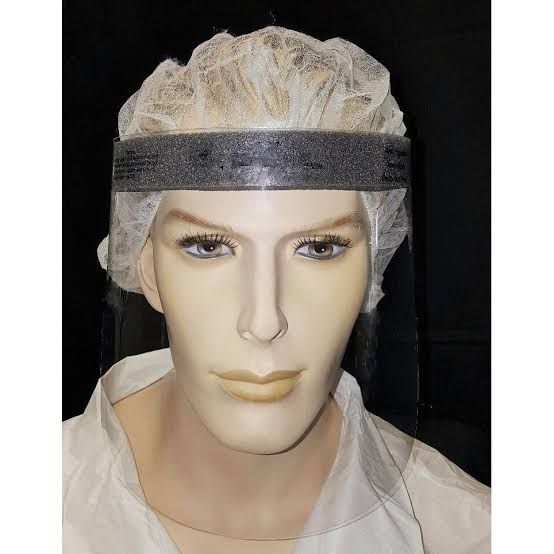 Faceshield Velcro Full Face25/Bx 4Bx/Cs, 100/Cs