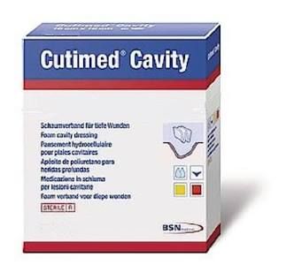 Cutimed® Cavity Foam Dressing, 6 X 6 Inch, 5/Bx