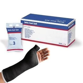 Tape, Cast Delta-Cast Sft Blk2"X4Yds (10Rl/Cs), 10/Cs