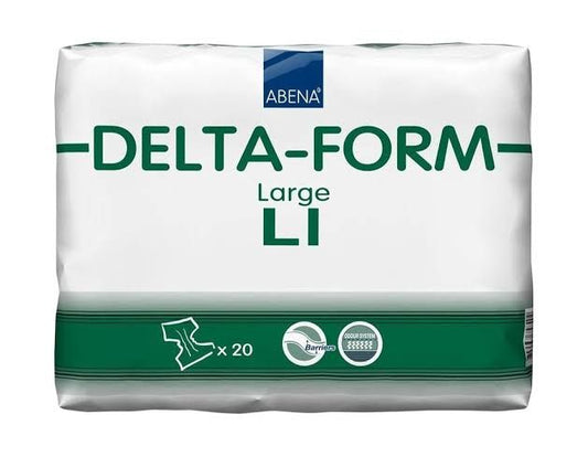 Brief, Incont Delta Adlt L2 2900Cc Lg (20/Bg 4Bg/Cs), 20/Bg