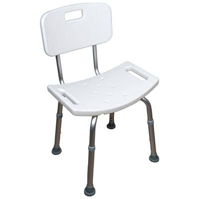 Upgrade, Dlx Backrest F/Shwr Chr Scc750 Ms N, 1/Ea