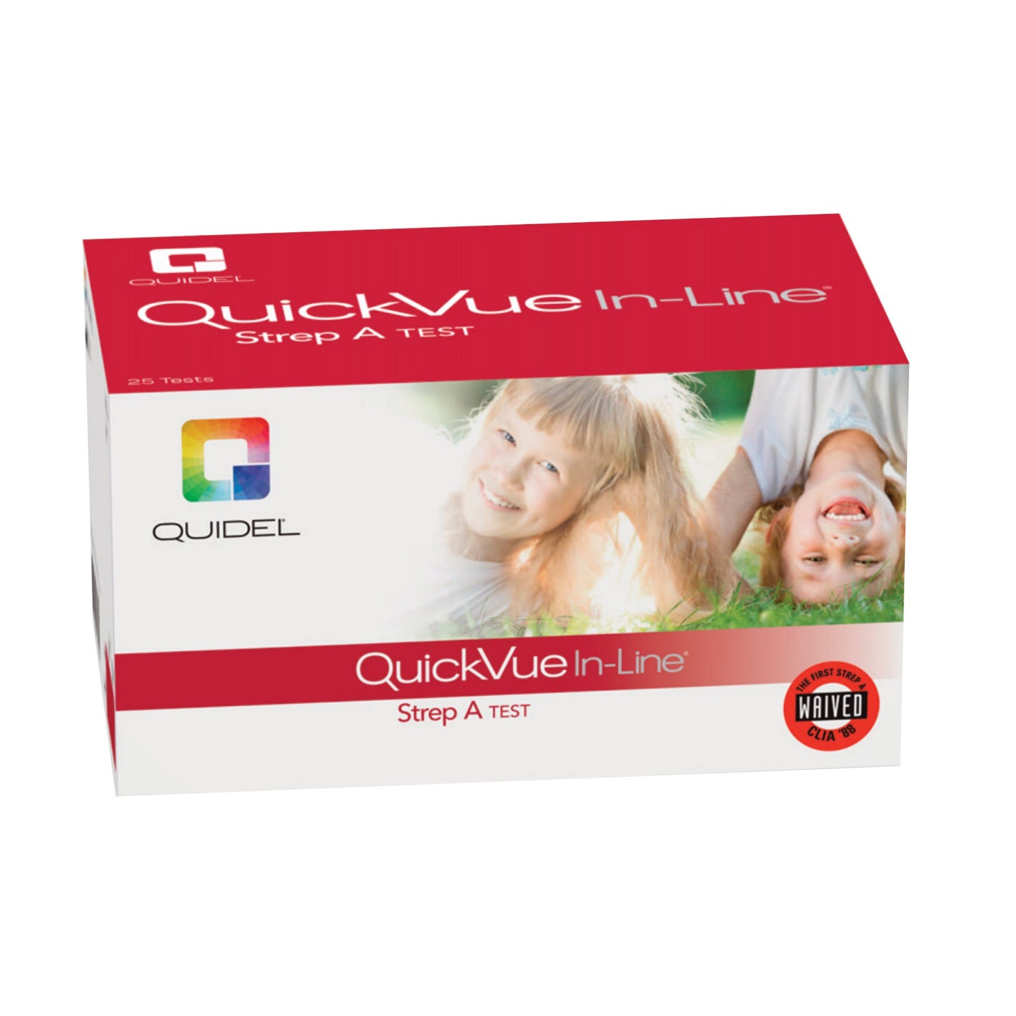 QuickVue In-Line Strep A Infectious Disease Immunoassay Respiratory Test Kit 12/CASE -00343