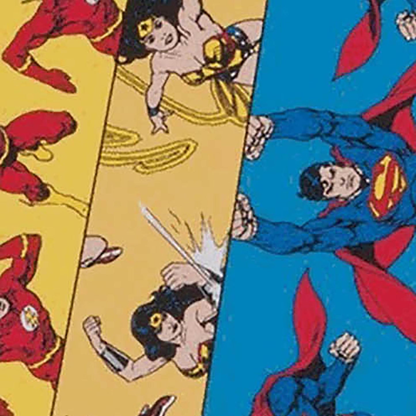 American White Cross Stat Strip Superman/Wonder Woman/Flash Kid Design Adhesive Strip,  x 3 Inch 1/BOX -10790