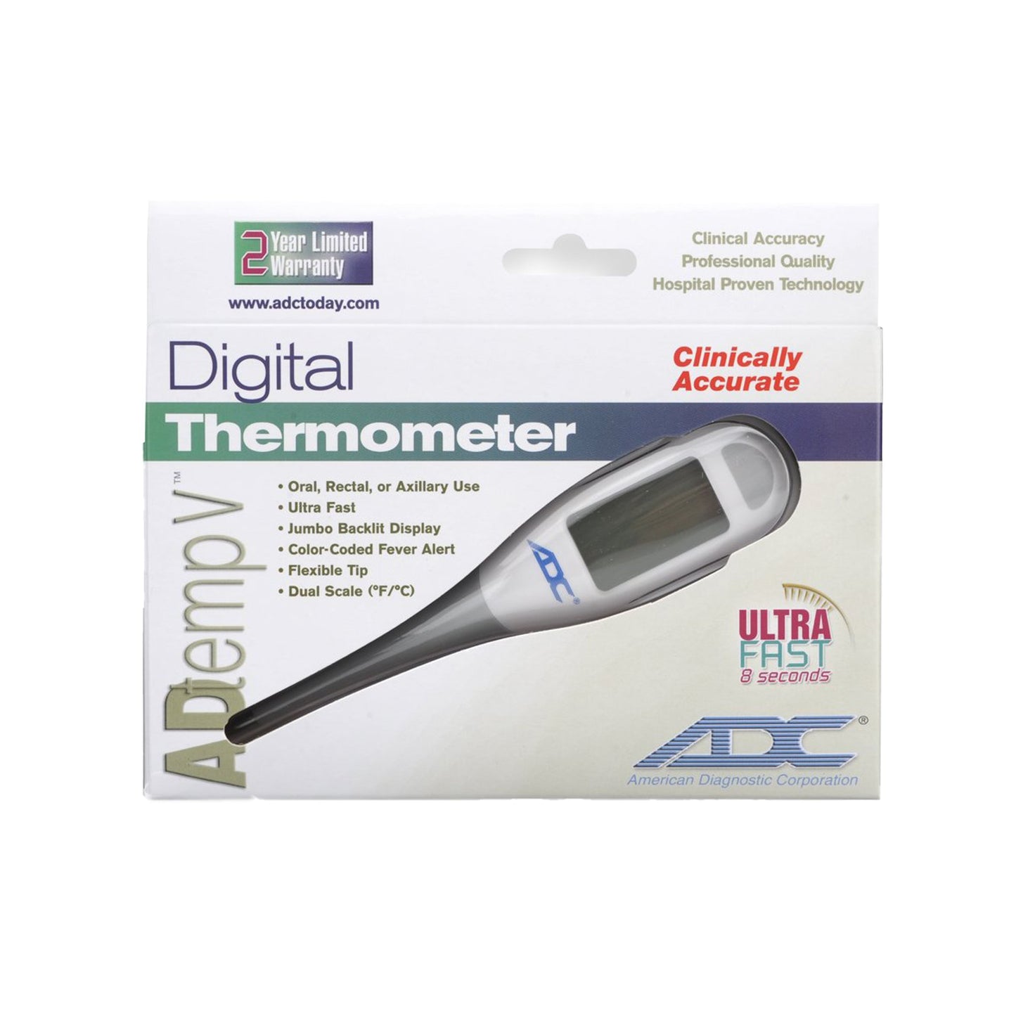 AdTemp™ Digital Stick Thermometer 1/EACH -418N