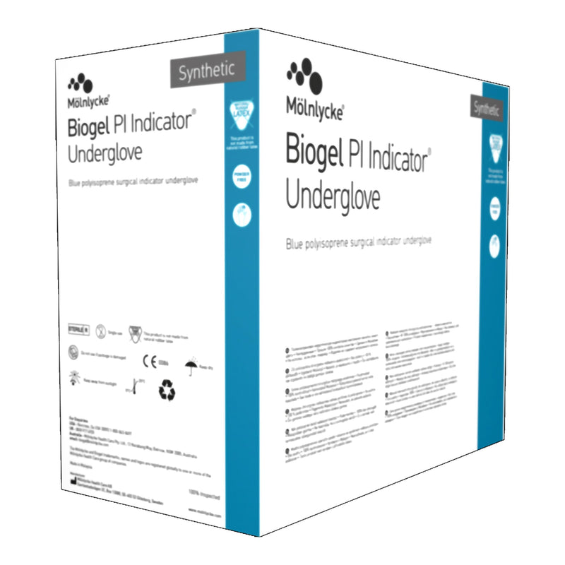 Biogel PI Indicator Underglove™ Polyisoprene Surgical Underglove, Size 8, Blue 50/BOX -41680