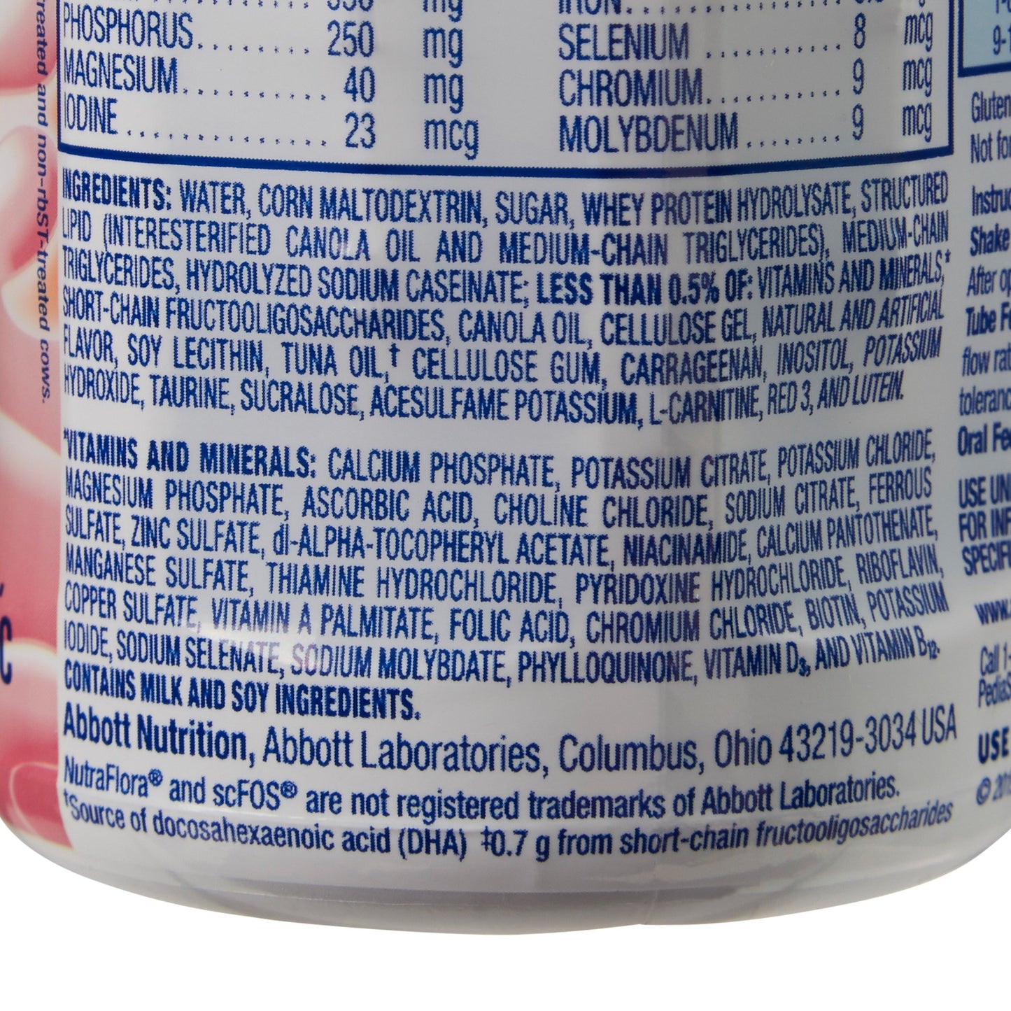 PediaSure Peptide 1.0 Cal Peptide-Based Nutrition, Strawberry, 8-ounce bottle