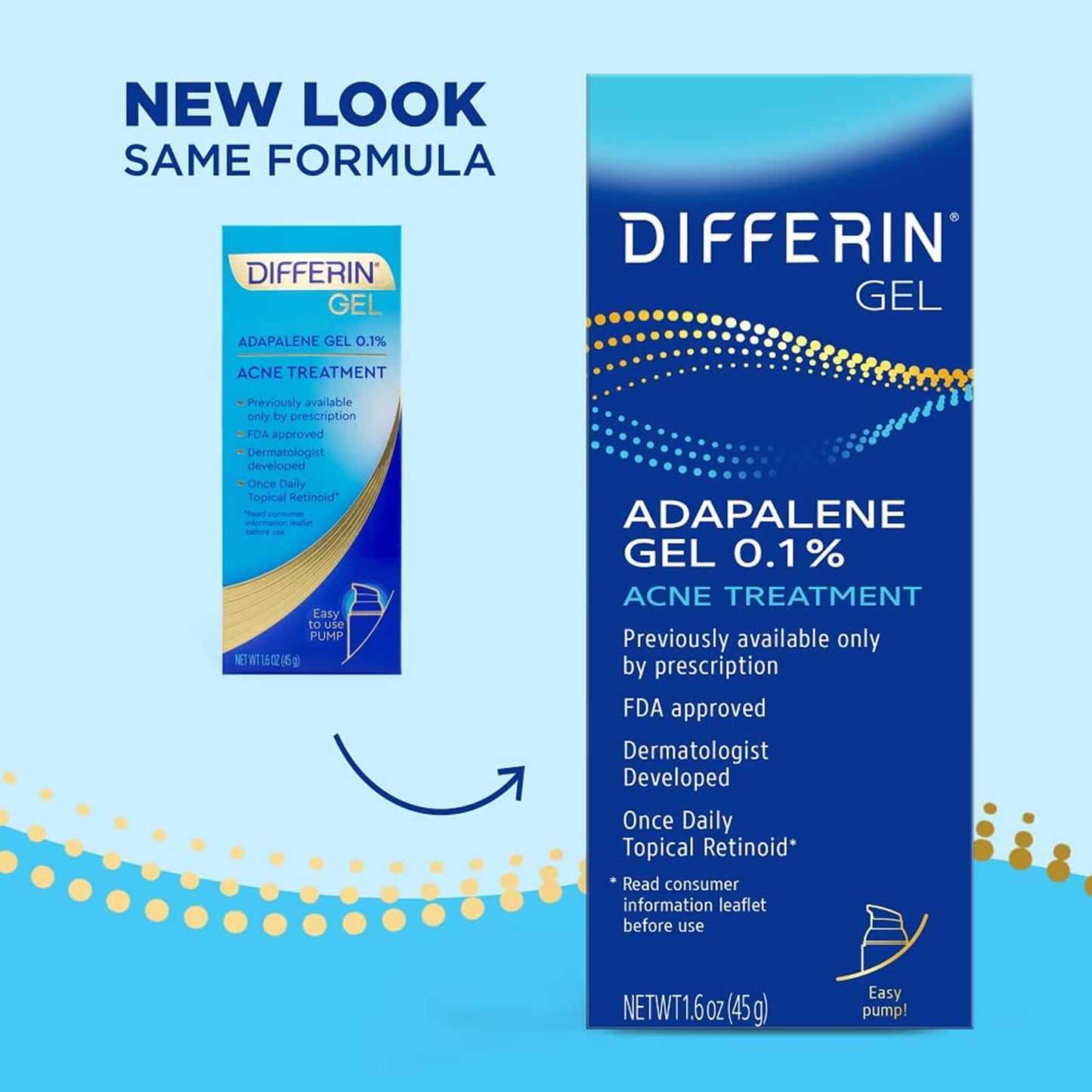 DIFFERIN, GEL ACNE TRTMT 0.1% 45GM