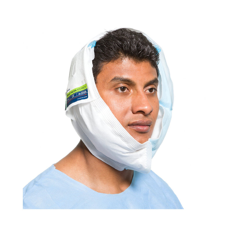 Halyard Bilateral Facial Ice Bag, 5 x 12 Inch 24/CASE -33101 - BriteSources