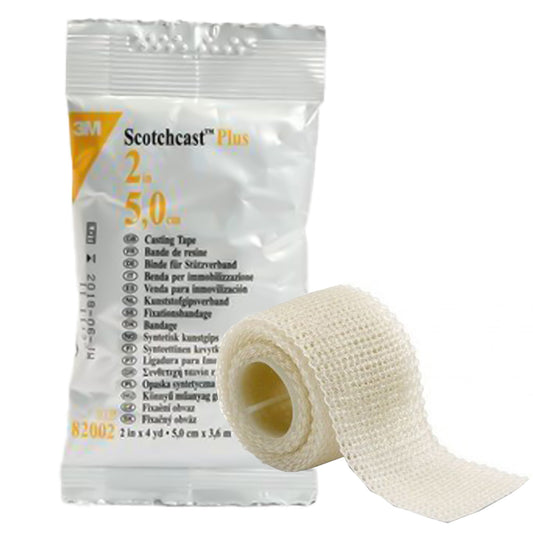 3M™ Scotchcast™ Plus White Cast Tape, 2 Inch x 4 Yard 10/BOX -82002